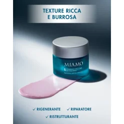 Miamo Longevity Cell Care Crema Viso Tutti i Tipi di Pelle Texture Burrosa 50 ml