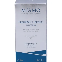 Miamo Nourish 3 Biotic Siero Viso Rigenerante Antirughe 30ml