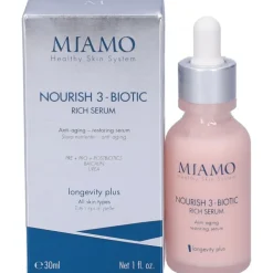 Miamo Nourish 3 Biotic Siero Viso Rigenerante Antirughe 30ml