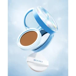 Miamo Second Skin Mesh Fondotinta Cushion con SPF50 Colore Bronze 13,5g