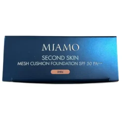 Miamo Second Skin Mesh Fondotinta Cushion Colore Shell con SPF50 13.5g
