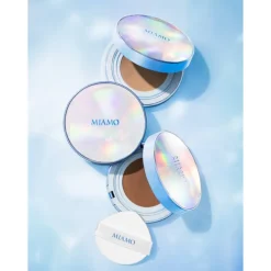 Miamo Second Skin Mesh Fondotinta Cushion con SPF50 Colore Sand 13.5g