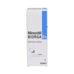 Minoxidil Biorga Soluzione Cutanea5% per Alopecia 60ml