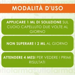Minoxidil Biorga Soluzione Cutanea5% per Alopecia 60ml