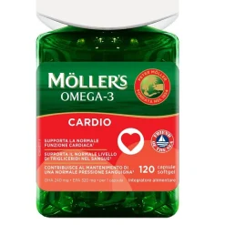 Moller's Omega 3 Cardio Integratore Cardiovascolare 110 Softgel
