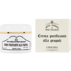 Monaci Camaldolesi Crema Purificante Viso alla Propoli per Pelle Grassa 50ml