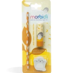 Morbidì Kit Disegno Stick Labbra Gusto Banana + Matita con Gomma