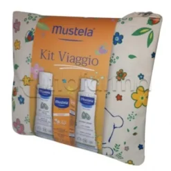 Mustela Kit da Viaggio Bambini Solare SPF50 Latte Corpo Gel Doccia 100ml + 40ml