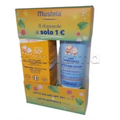 Mustela Kit Solare Bambini Latte Solare Spf50+ 100 Ml E Doposole 125 Ml