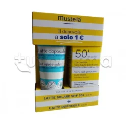 Mustela Kit Solare Latte Doposole + Latte Solare SPF50 Bambini 125ml + 100ml