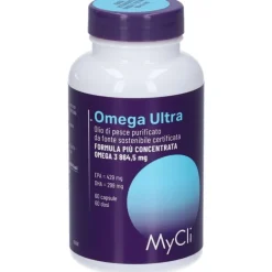 Mycli Omega Ultra 3.0 Omega-3 EPA DHA Gastroresistente 60 Capsule
