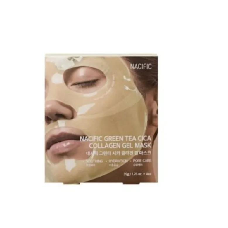 Nacific Green Tea Collagen Gel Mask Idratante e Lenitiva 35 g