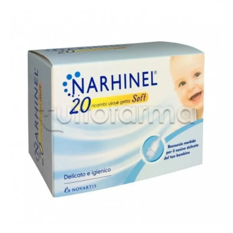 Narhinel Ricambi Usa e Getta Soft 20 Ricambi