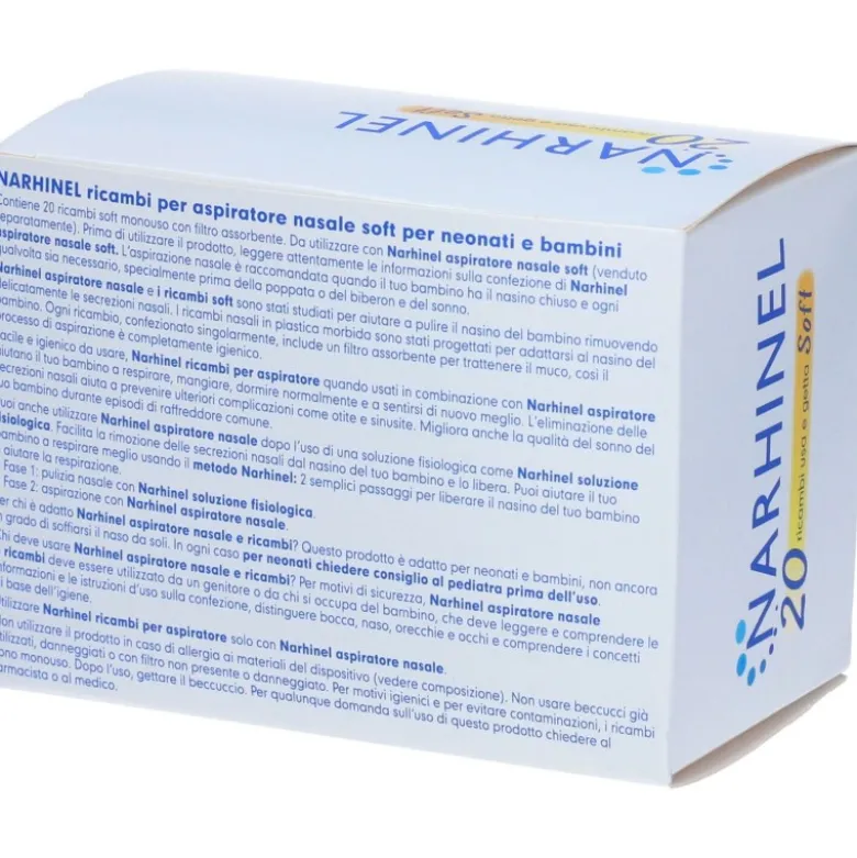 Narhinel Ricambi Usa e Getta Soft 20 Ricambi