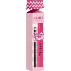 Narika Cofanetto Natale Candy Glam Mascara Nero 9 ml + Matita Nera 24h