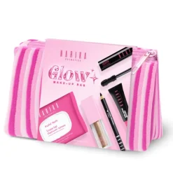 Narika Cofanetto Natale 2025 Glow Bag Makeup Mascara + Matita + Ombretto + Lip Balm + Salviettine