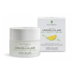 Nature's Acque Unicellulari Crema Gel Viso Riequilibrante per Pelli Miste 50ml