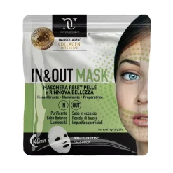 Natur Unique Ialucollagen Collagen Intensive In & Out Mask maschera viso illuminante e idratante 26 g