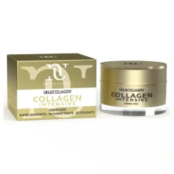 Natur Unique Ialucollagen Intensive Crema Viso Collagene Marino per Idratazione e Compattezza 50ml