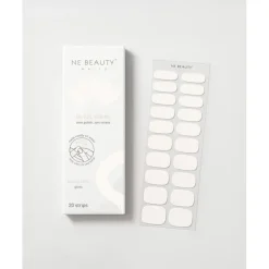 Ne Beauty Bianco Latte UV 20 Strips per Manicure Elegante e Duratura 20 Strisce