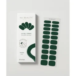 Ne Beauty Foresta UV 20 Strips per Manicure Fai da Te Lunga Durata 20 Strisce in Gel
