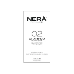 Nera' 02 Shampoo Purificante per Capelli Grassi 200 ml