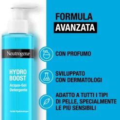 Neutrogena Acqua Gel Detergente Viso Idratante 200 ml