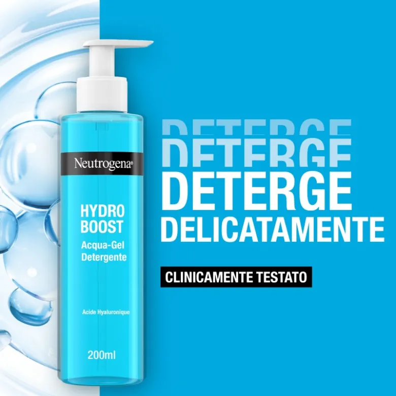Neutrogena Acqua Gel Detergente Viso Idratante 200 ml