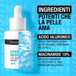 Neutrogena Hydro Boost Niacinamide Siero Illuminante 30ml