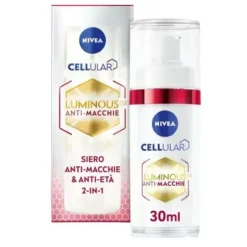 Nivea Luminous 630 Siero 3 In 1 Anti-age per Rughe e Macchie Flacone 30ml