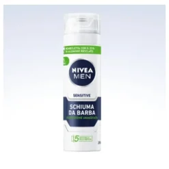 Nivea Men Sensitive Schiuma da Barba per Pelli Sensibili Protezione 200ml
