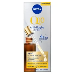 Nivea Q10 Siero doppia Azione Antirughe per Pelle Luminosa e Rassodata 30ml