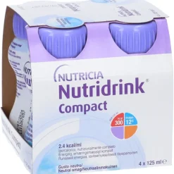 Nutricia Nutridrink Compact Neutro Integratore Energetico 4x125ml