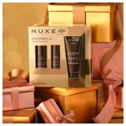Nuxe Cofanetto di Bellezza Uomo Routine Men per Cura Completa della Pelle 3 Prodotti