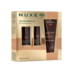 Nuxe Cofanetto di Bellezza Uomo Routine Men per Cura Completa della Pelle 3 Prodotti