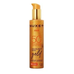 Nuxe Sun Olio Solare Dorato Gold SPF50 Olio Illuminante 150ml