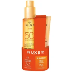 Nuxe Sun Olio Spf50 kit protezione solare e doposole 150ml + 100ml