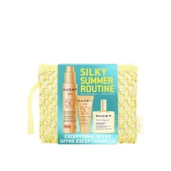 Nuxe Sun Silky Summer Routine SPF50+ - Cofanetto Solare 3 Prodotti