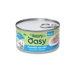 Oasy Wet Cat Natury Soft Jelly Tonnetto Con Alici per Gatti Adulti in Soft Jelly 85g