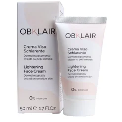Obklair Crema viso schiarente per macchie scure e idratazione 50 ml