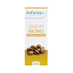Olio di ricino 50ml SF+ per Capelli, Ciglia, Sopracciglia, Unghie e Pelle Flacone 50ml