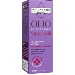 Olio Purissimo Vinaccioli Antiossidante Antiage Viso e Decollete 100 ml
