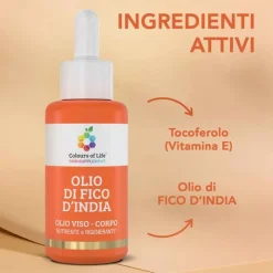 Optima Colours of Life Olio Fico d'India Nutriente per Viso Corpo e Capelli 100ml