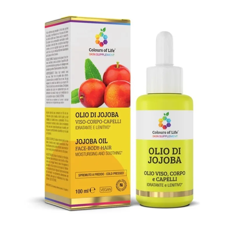 Optima Colours of Life Olio Jojoba Nutriente per Pelle e Capelli 100ml