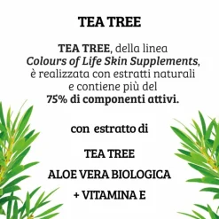 Optima Naturals Colours Of Life Tea Tree Crema per Acne 100ml