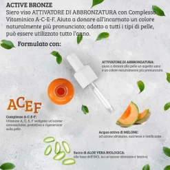 Optima Naturals Colours Of Life Active Bronze Siero Viso Abbronzatura 30ml