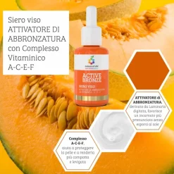 Optima Naturals Colours Of Life Active Bronze Siero Viso Abbronzatura 30ml