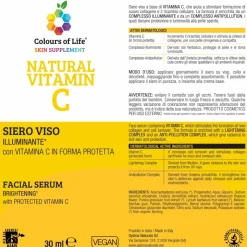 Optima Naturals Colours of Life Natural Vitamin C Siero Viso 30ml