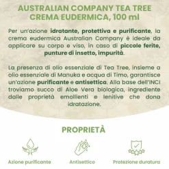 Optima Naturals Crema Purificante al Tea Tree Oil 100 ml