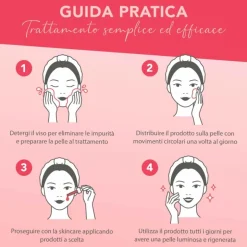 Optima Naturals 4-Glow Organic Beauty Trattamento Viso 4 in 1 per Pelle Luminosa50 ml